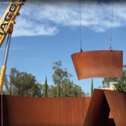 In richard serra's massive sequence