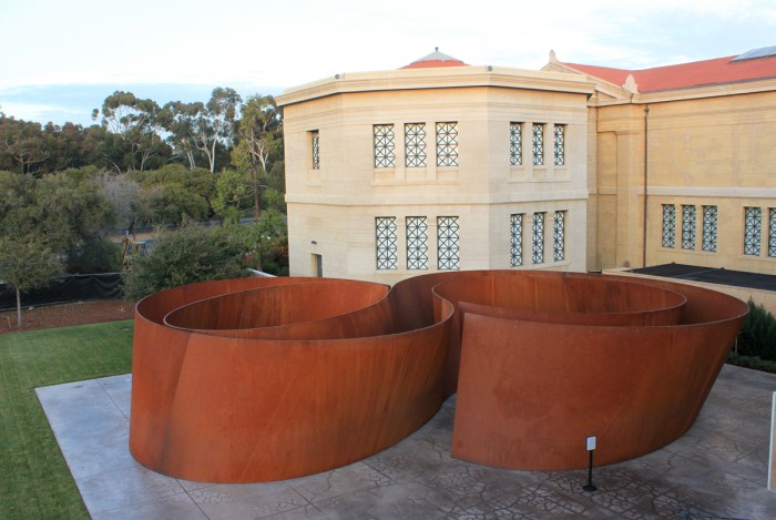 In richard serra's massive sequence